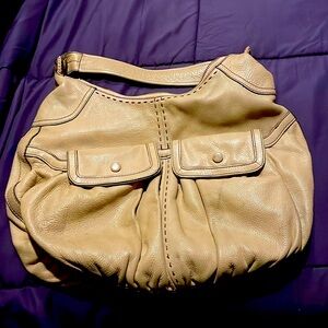 Gently used Cole Hann Tan shoulder bag